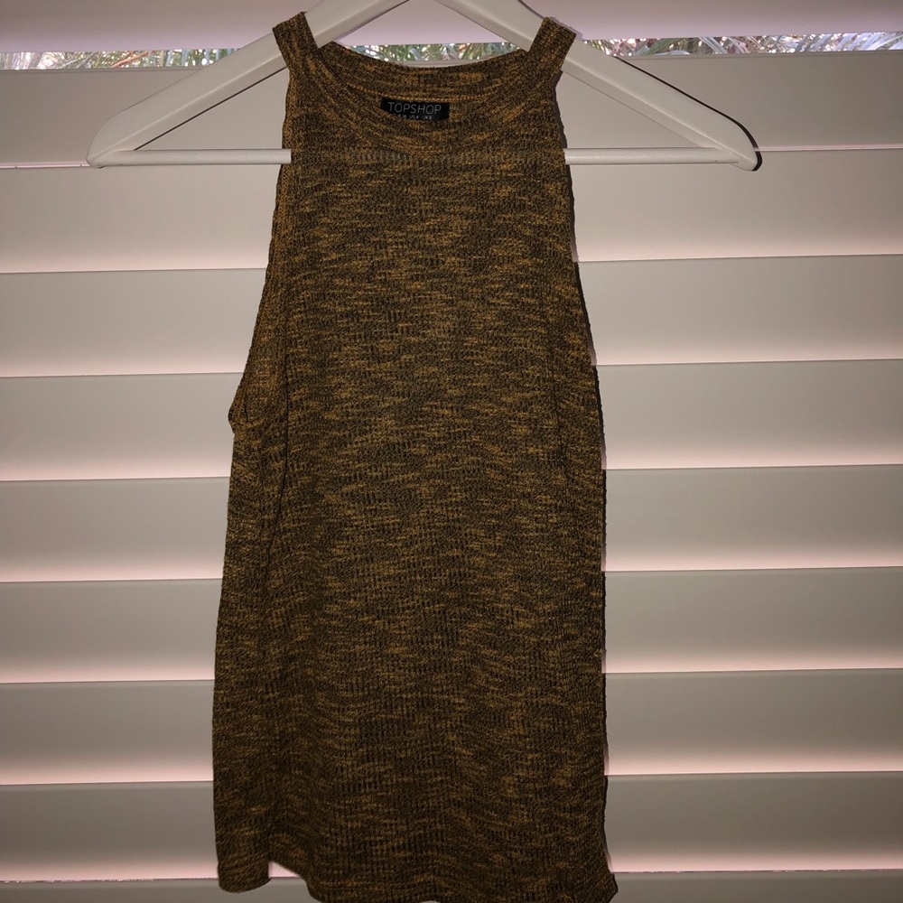 Topshop highneck tank